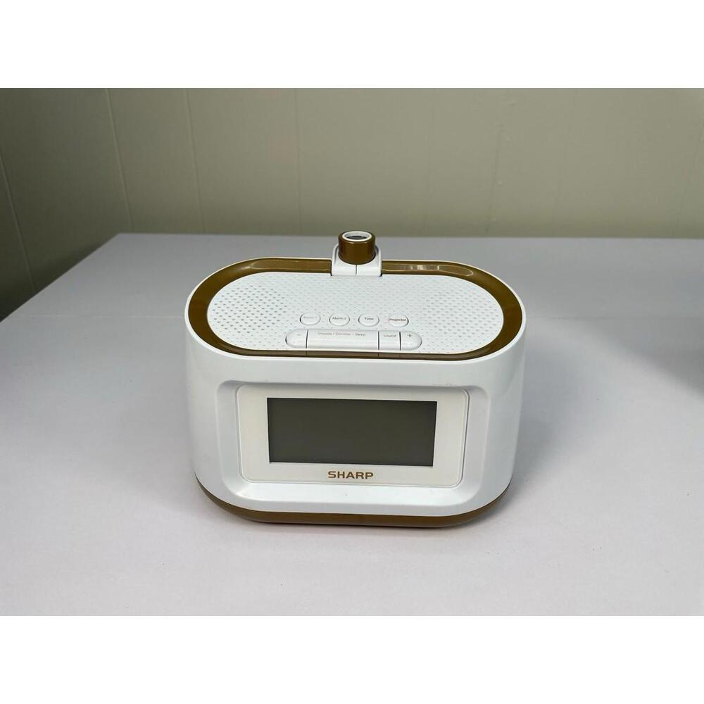 Sharp Digital Alarm Clock w/ Ceiling Projection Dual Alarm Snooze Tested SKU0252